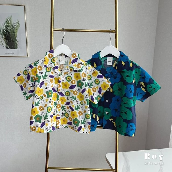 Roy - Korean Children Fashion - #Kfashion4kids - Wannabe Flower Shirt