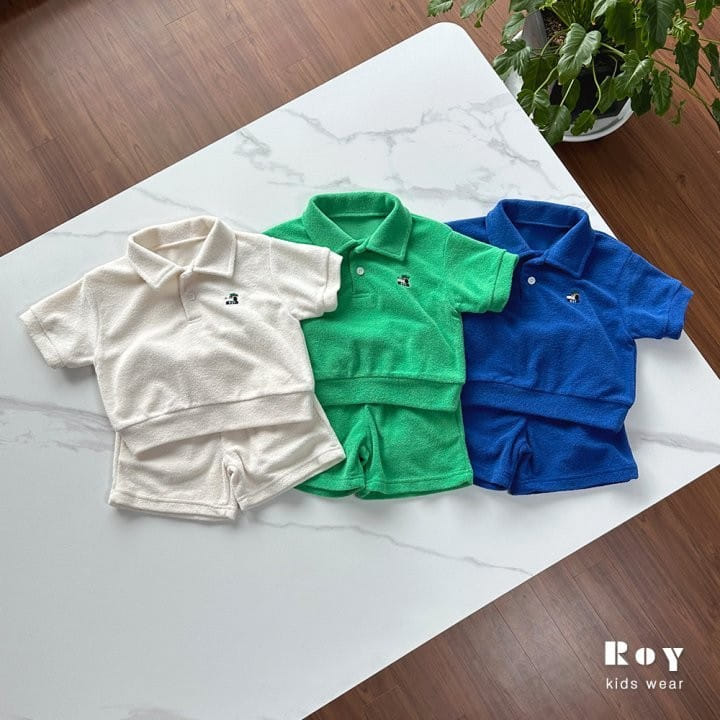 Roy - Korean Children Fashion - #childofig - Ttori Terry Top Bottom Set - 11