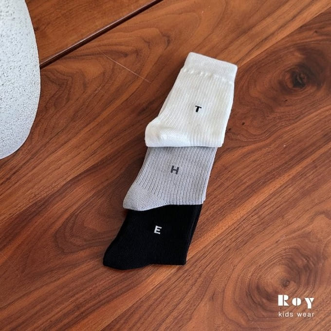 Roy - Korean Children Fashion - #childofig - Peace Socks