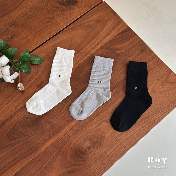 Roy - Korean Children Fashion - #childrensboutique - Peace Socks - 4