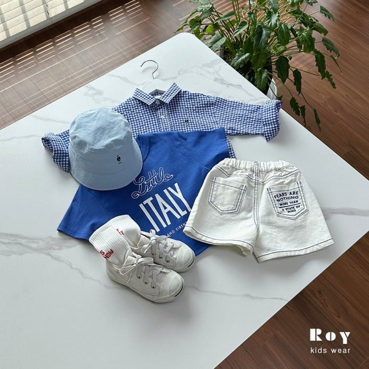 Roy - Korean Children Fashion - #kidsshorts - Little Italy Tee - 6