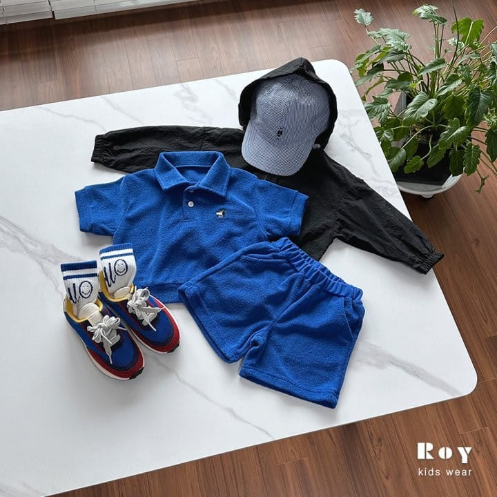 Roy - Korean Children Fashion - #magicofchildhood - Ttori Terry Top Bottom Set - 8