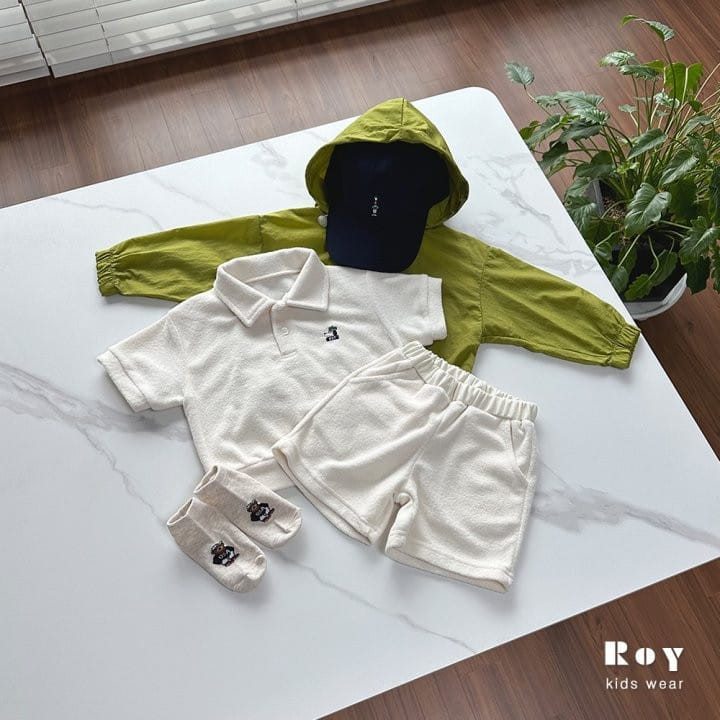 Roy - Korean Children Fashion - #minifashionista - Ttori Terry Top Bottom Set - 9