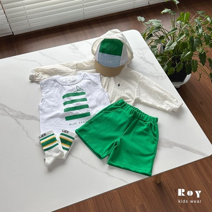 Roy - Korean Children Fashion - #minifashionista - Ocean Top Bottom Set - 4