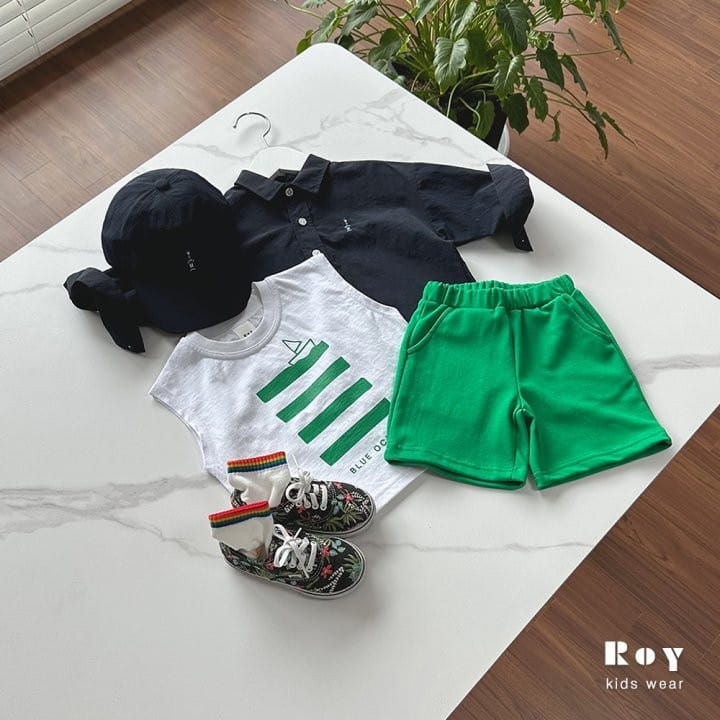 Roy - Korean Children Fashion - #stylishchildhood - Ocean Top Bottom Set - 7