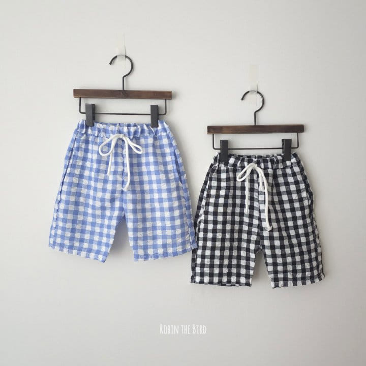 Saerobin - Korean Children Fashion - #childofig - Check Cropped Shorts - 8