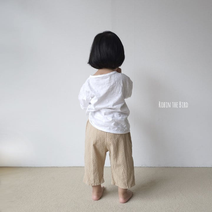 Saerobin - Korean Children Fashion - #childrensboutique - Mini Check Wide Pants - 5