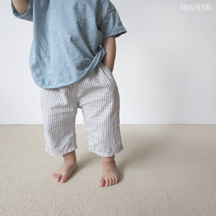 Saerobin - Korean Children Fashion - #designkidswear - Mini Check Wide Pants - 6