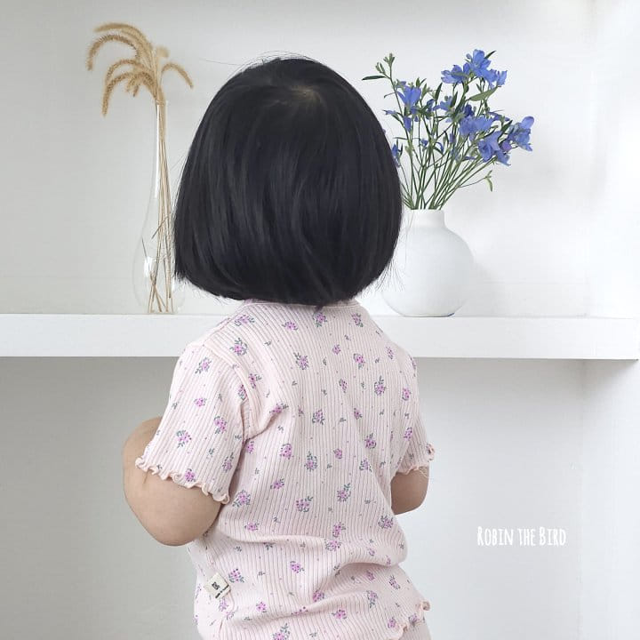 Saerobin - Korean Children Fashion - #discoveringself - Flower Frill Short Sleeve Easy Wear