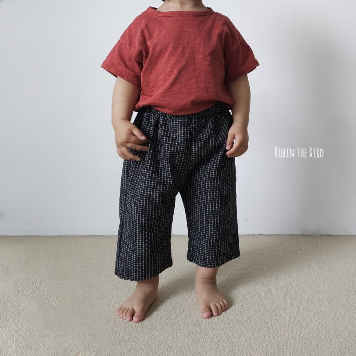 Saerobin - Korean Children Fashion - #discoveringself - Mini Check Wide Pants - 7