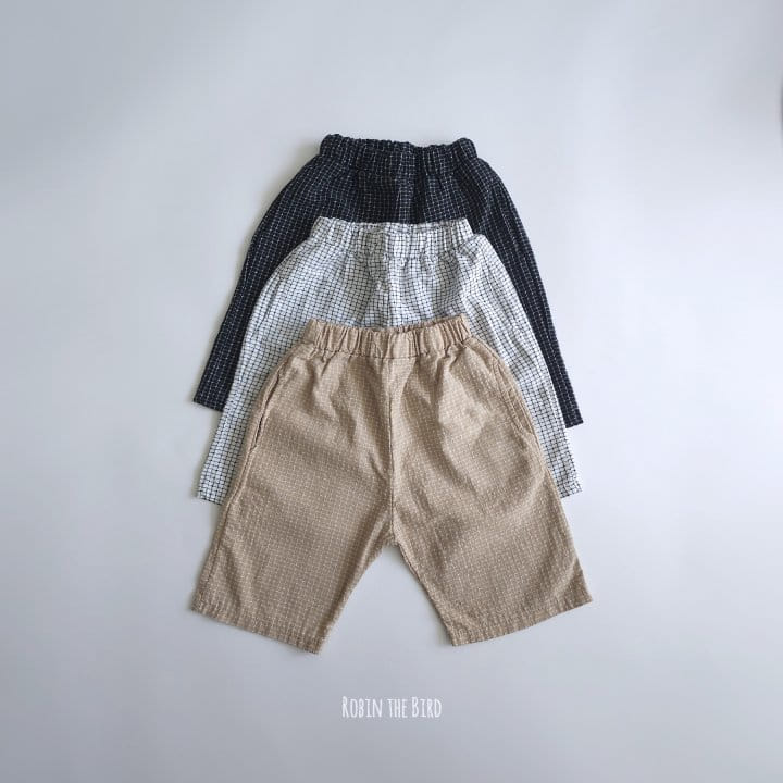 Saerobin - Korean Children Fashion - #kidsshorts - Mini Check Wide Pants - 9