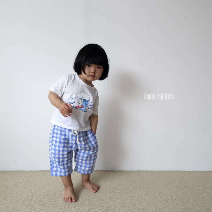 Saerobin - Korean Children Fashion - #minifashionista - Check Cropped Shorts - 4