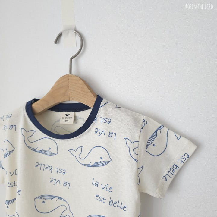 Saerobin - Korean Children Fashion - #prettylittlegirls - Whale Short Sleeve Tee - 3