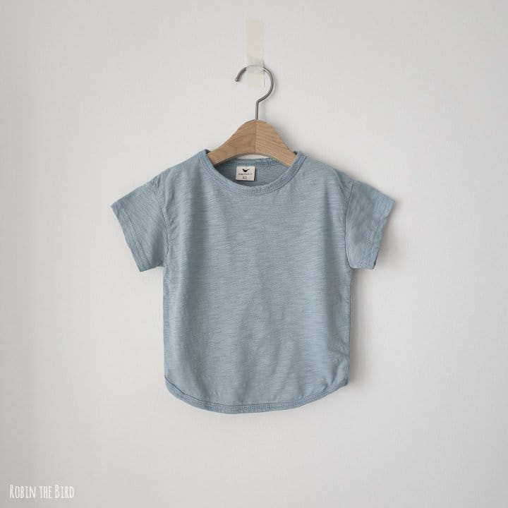 Saerobin - Korean Children Fashion - #toddlerclothing - Short Sleeve Slub Tee - 4