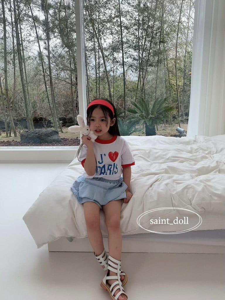 Saint Doll - Korean Children Fashion - #childofig - Paris Color Tee - 8