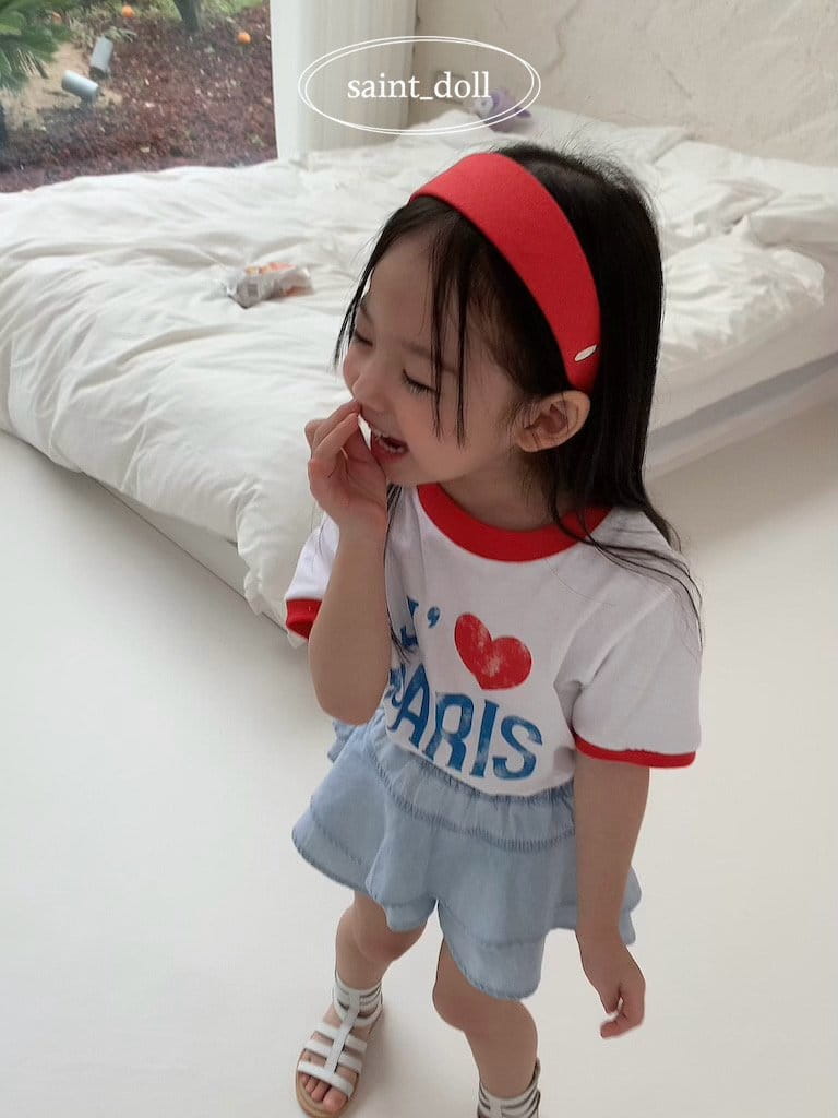 Saint Doll - Korean Children Fashion - #designkidswear - Paris Color Tee - 11