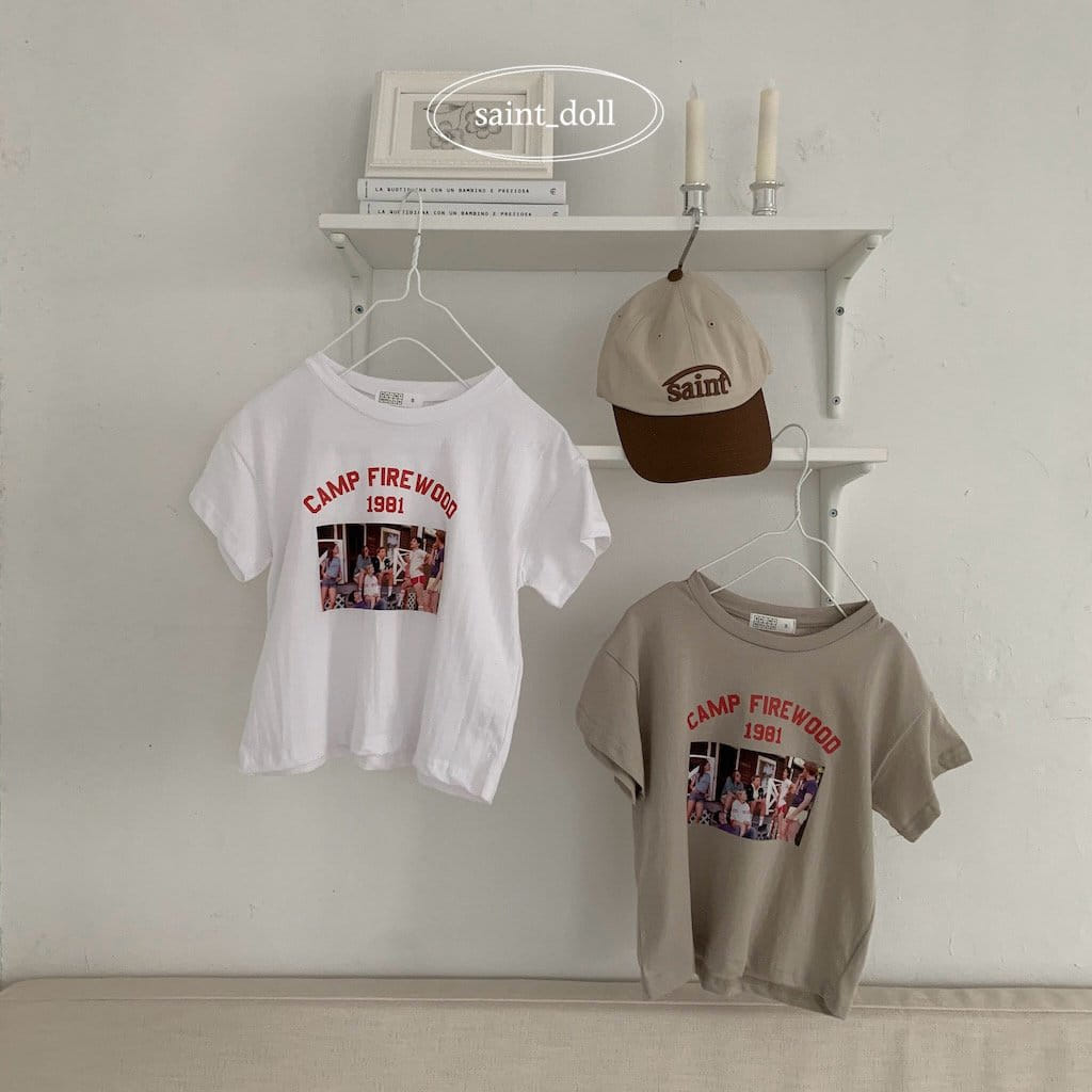 Saint Doll - Korean Children Fashion - #designkidswear - Camp Tee - 2