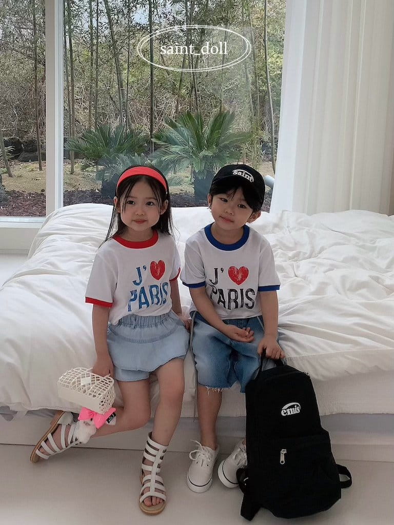 Saint Doll - Korean Children Fashion - #Kfashion4kids - Paris Color Tee - 4