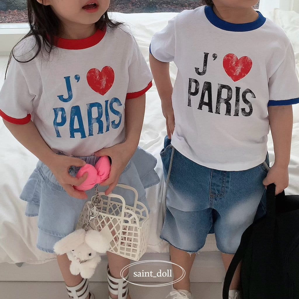 Saint Doll - Korean Children Fashion - #magicofchildhood - Paris Color Tee - 5