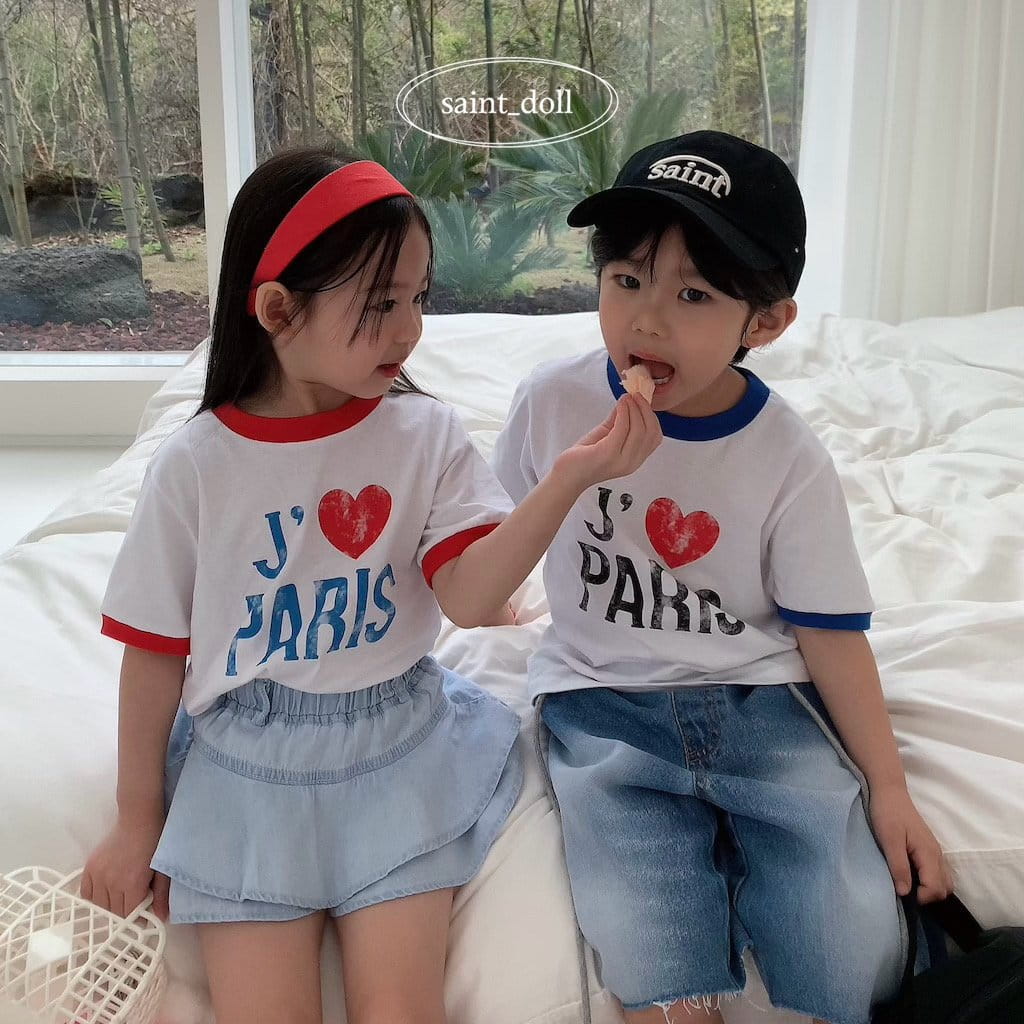 Saint Doll - Korean Children Fashion - #prettylittlegirls - Paris Color Tee - 7