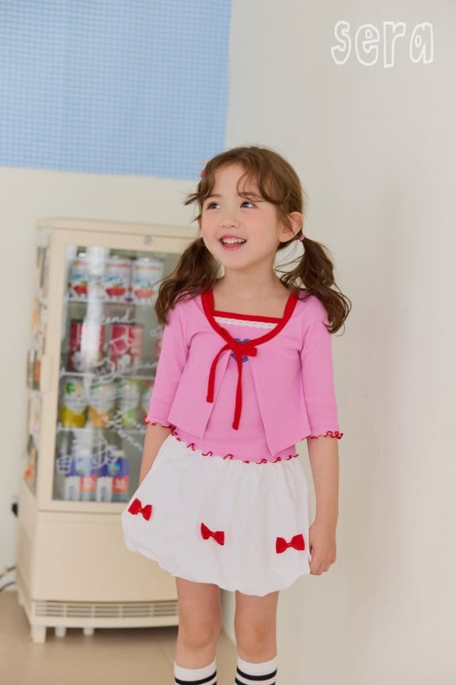 Sera - Korean Children Fashion - #Kfashion4kids - Rib Cardigan Set - 3