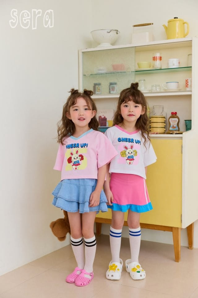 Sera - Korean Children Fashion - #Kfashion4kids - V Neck Number Tee - 9