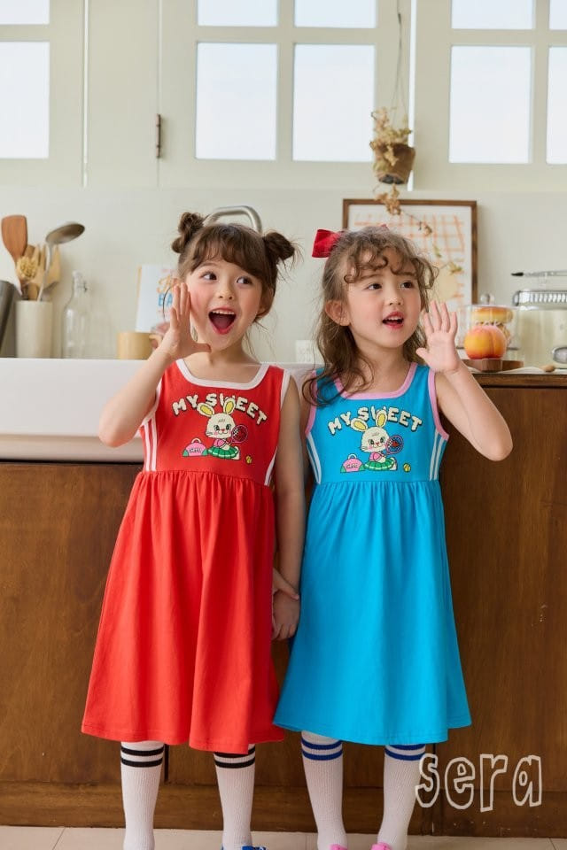 Sera - Korean Children Fashion - #Kfashion4kids - Tennis Sleeveless One-Piece - 2