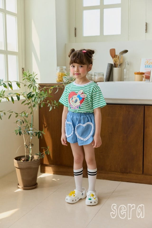 Sera - Korean Children Fashion - #childofig - Heart ST Short Sleeve Tee - 10