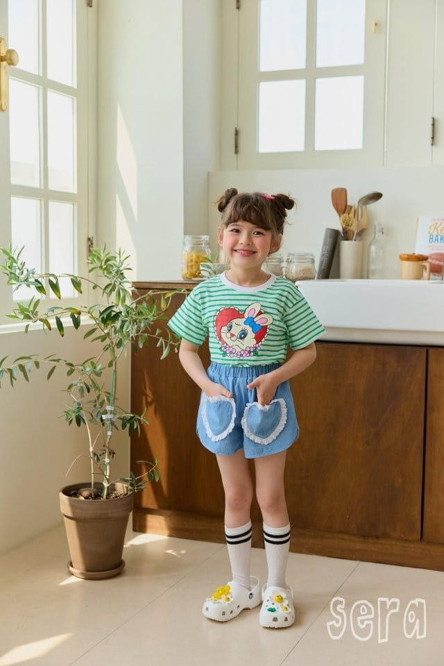 Sera - Korean Children Fashion - #childofig - Heart ST Short Sleeve Tee - 11