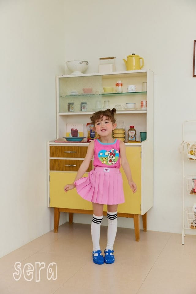 Sera - Korean Children Fashion - #childofig - Preppy Wrinkle Skirt - 8