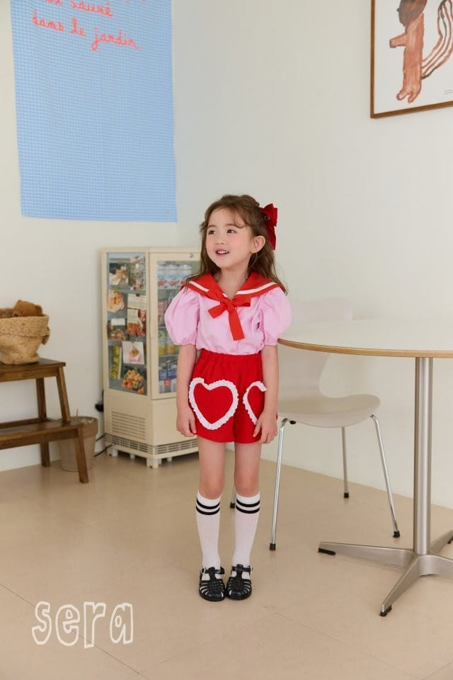 Sera - Korean Children Fashion - #childofig - Lace Heart Pants - 3