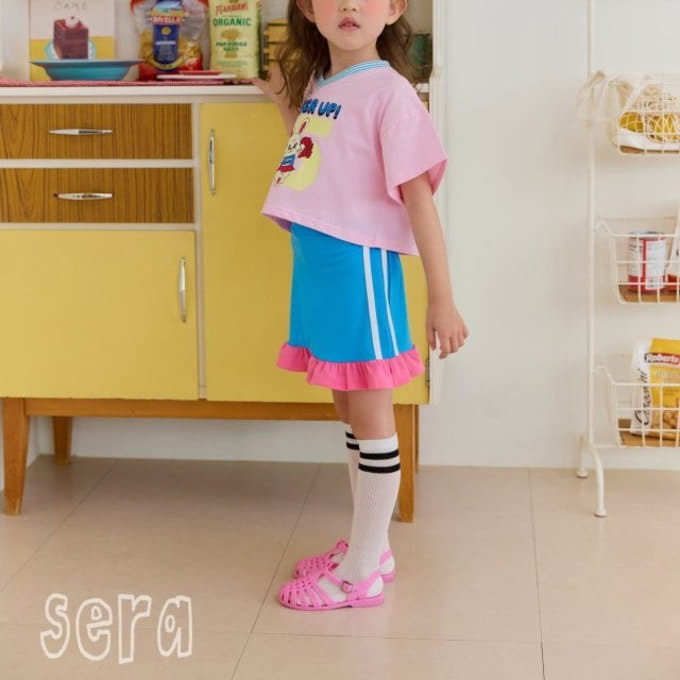 Sera - Korean Children Fashion - #childofig - Frill Tape Skirt