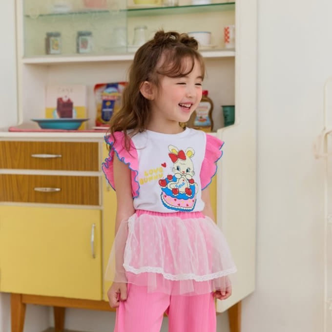 Sera - Korean Children Fashion - #childrensboutique - Cake Frill Tee