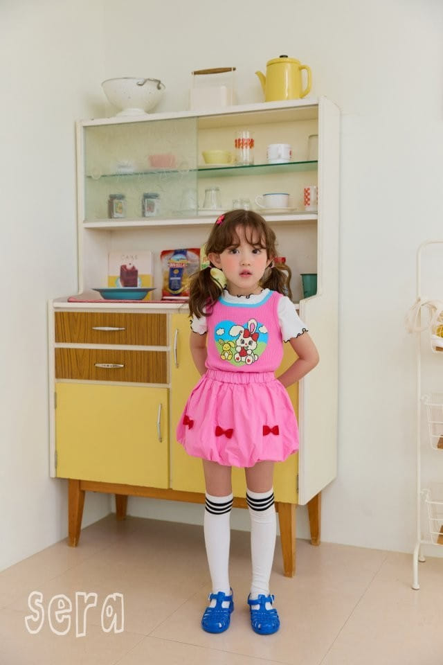 Sera - Korean Children Fashion - #childrensboutique - Ribbon Balloon Skirt - 5