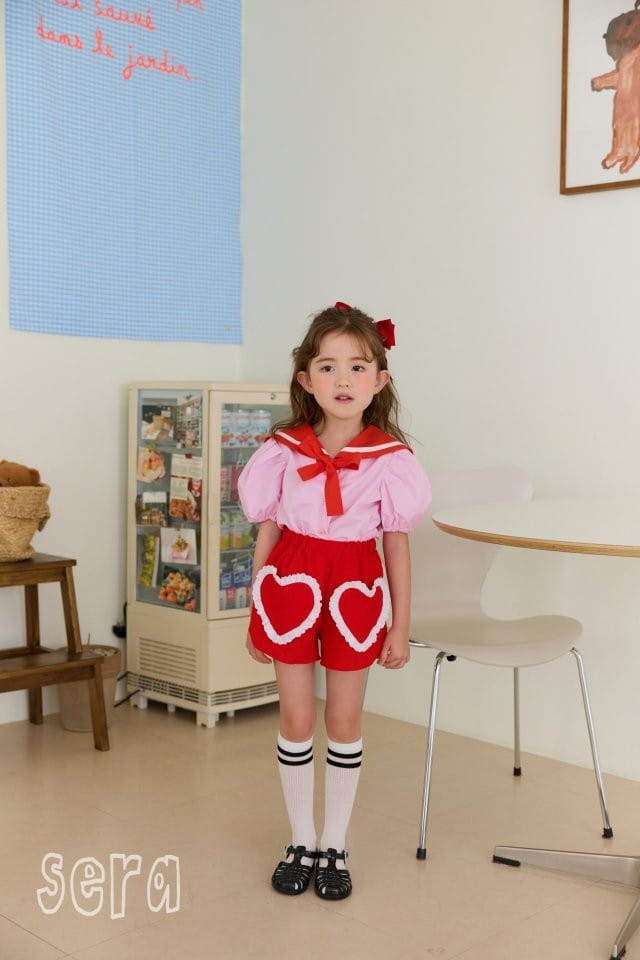 Sera - Korean Children Fashion - #childofig - Lace Heart Pants - 4