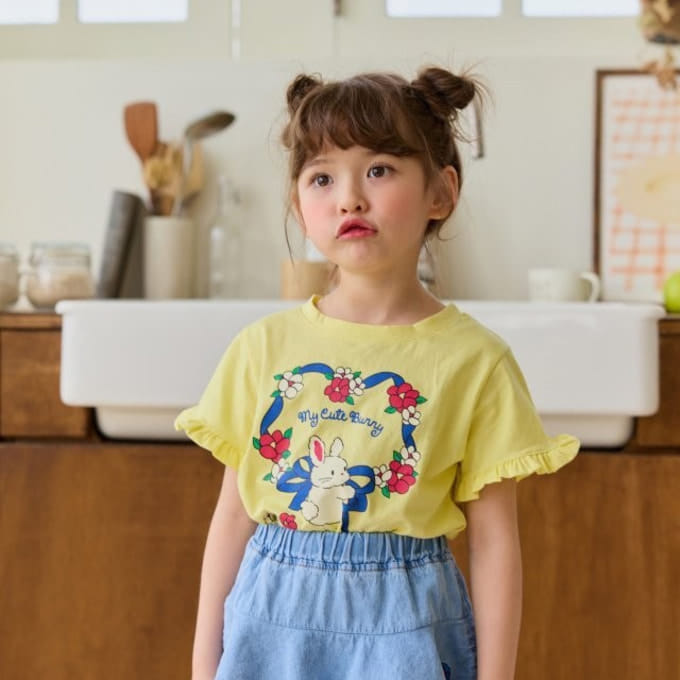 Sera - Korean Children Fashion - #designkidswear - Tape Flower Tee