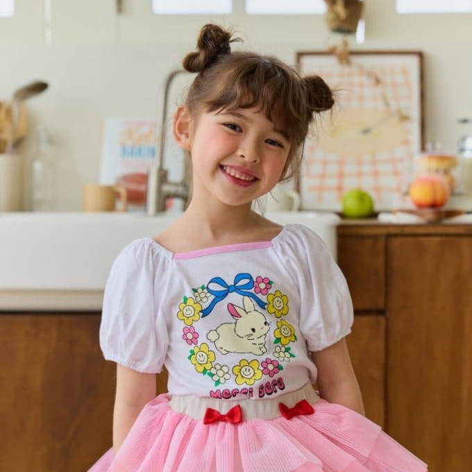 Sera - Korean Children Fashion - #discoveringself - Raglan Daisy Tee