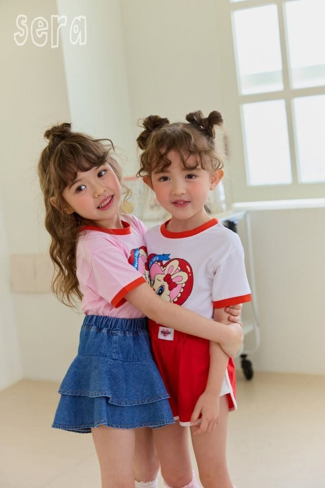 Sera - Korean Children Fashion - #discoveringself - Denim Flare Skirt Pants - 8