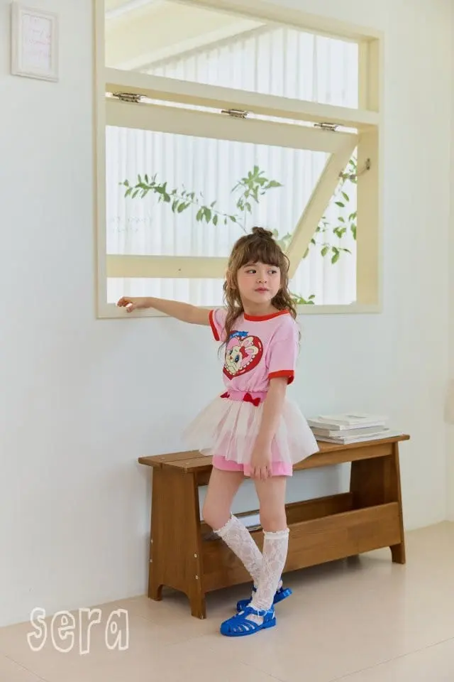 Sera - Korean Children Fashion - #fashionkids - Red Color Tee - 6