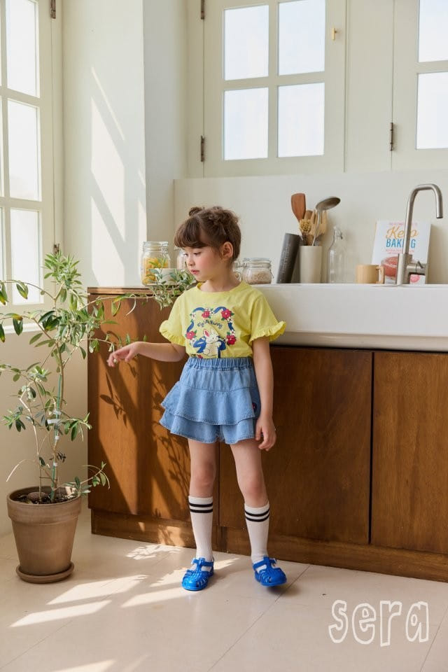 Sera - Korean Children Fashion - #fashionkids - Tape Flower Tee - 3