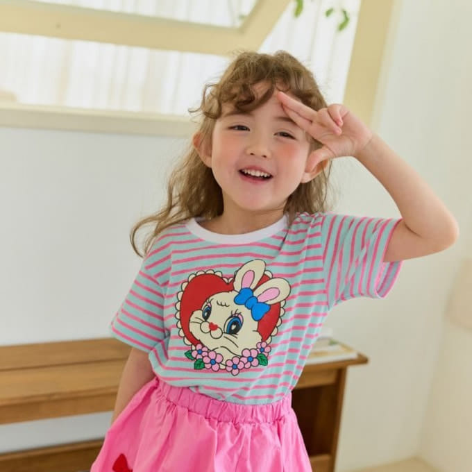 Sera - Korean Children Fashion - #fashionkids - Heart ST Short Sleeve Tee