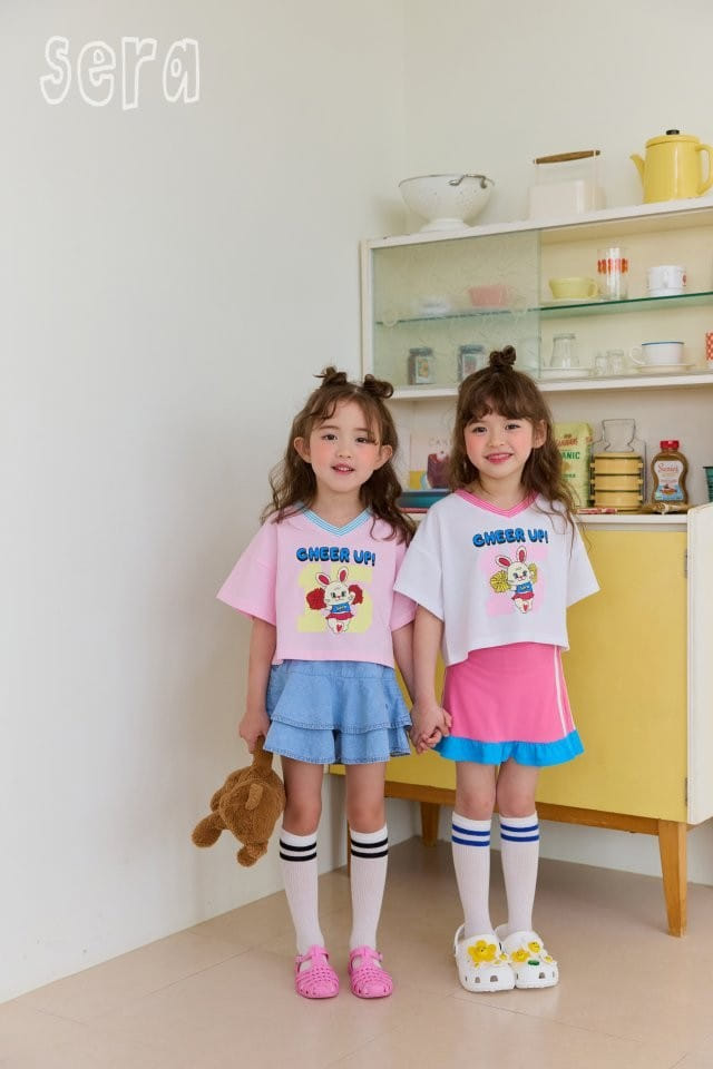 Sera - Korean Children Fashion - #kidsstore - V Neck Number Tee - 7