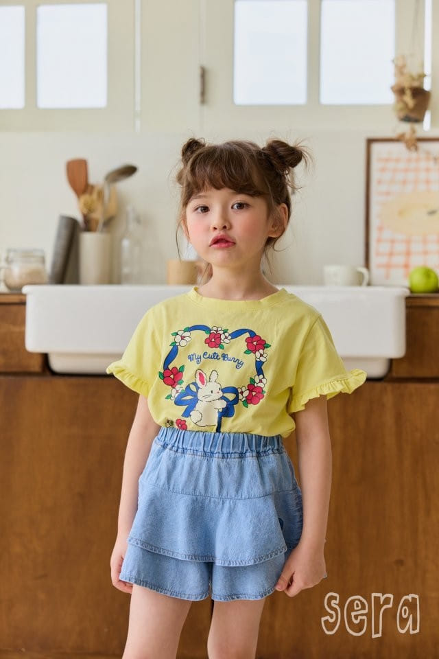 Sera - Korean Children Fashion - #kidzfashiontrend - Tape Flower Tee - 6