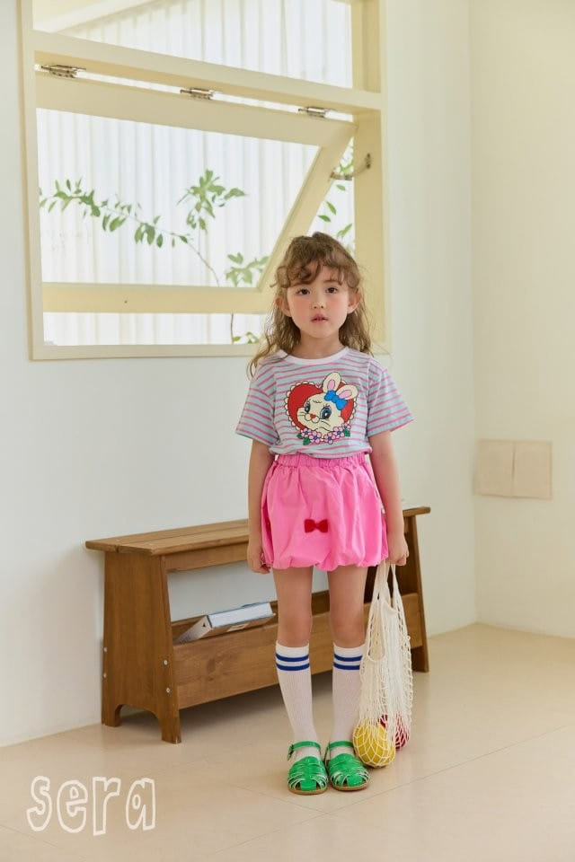 Sera - Korean Children Fashion - #littlefashionista - Heart ST Short Sleeve Tee - 6