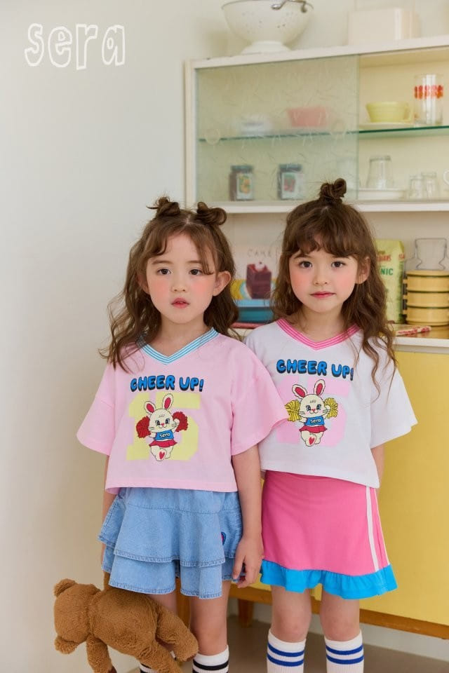 Sera - Korean Children Fashion - #littlefashionista - V Neck Number Tee - 10