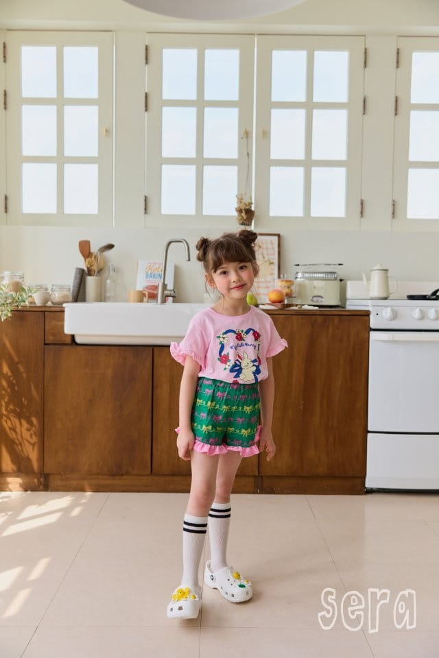 Sera - Korean Children Fashion - #magicofchildhood - Ribbon Print Pants - 8