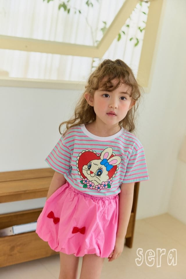 Sera - Korean Children Fashion - #minifashionista - Heart ST Short Sleeve Tee - 8