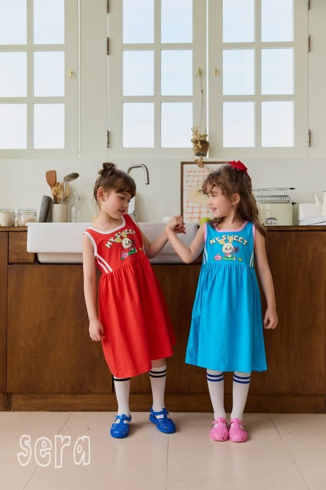 Sera - Korean Children Fashion - #minifashionista - Tennis Sleeveless One-Piece - 5