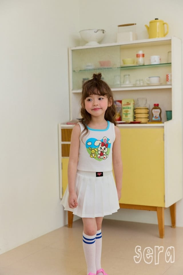 Sera - Korean Children Fashion - #prettylittlegirls - Preppy Wrinkle Skirt - 6