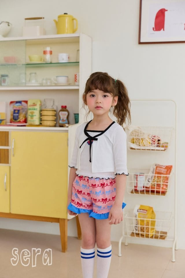 Sera - Korean Children Fashion - #todddlerfashion - Ribbon Print Pants - 11